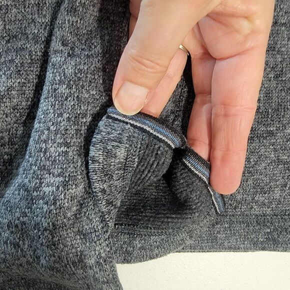 Woolrich Half Zip Knit Sweater Mens M Gray Blue Long Sleeve Mock Neck Pullover - Picture 8 of 13